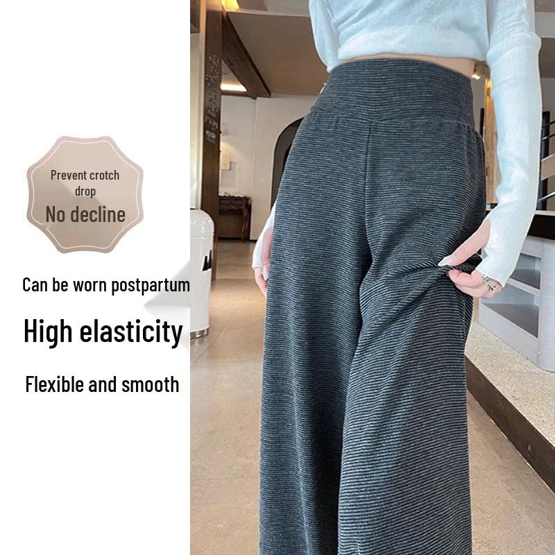 2026 Spring Maternity Striped Wide-Leg Pants - Soft, Comfortable, Flattering Long Pants Without Belly Support XL темно-сірий
2026 Spring Maternity Striped Wide-Leg Pants - Soft, Comfortable, Flattering Long Pants Without Belly Support XL темно-сірий