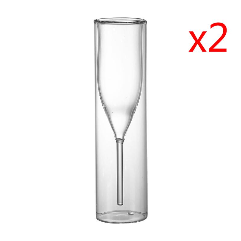 Nordic Light Luxury Wedding Champagne Flutes Restaurant Rum Double Wall Tulip Goblet Sherry Sparkling Tumbler Red Wine Glass Cup 150ml
Nordic Light Luxury Wedding Champagne Flutes Restaurant Rum Double Wall Tulip Goblet Sherry Sparkling Tumbler Red Wine Glass Cup 150ml