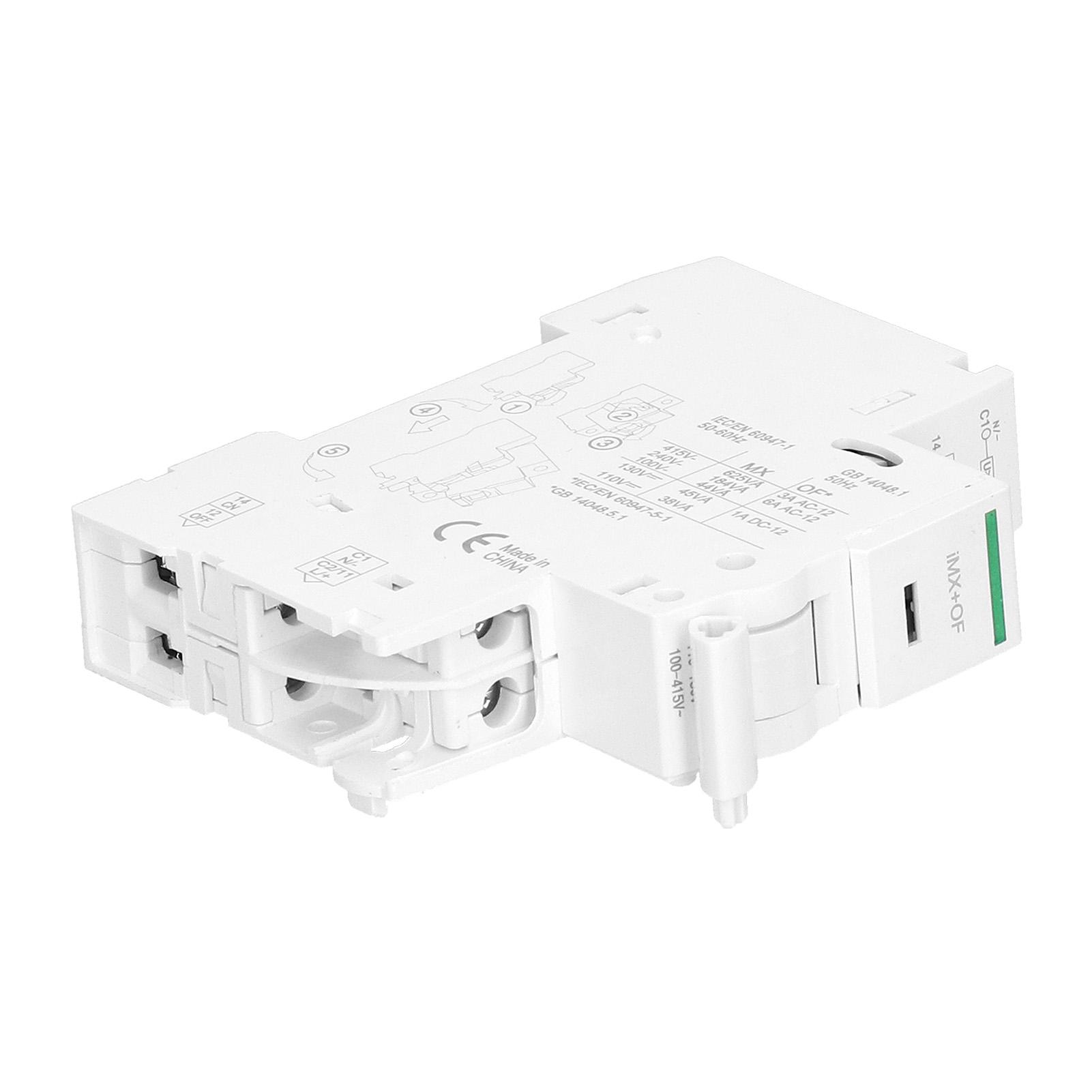 ShuntRelease Nylon DIN Rail Circuit Breaker Accessory MX+OF DC110130V AC100415V
ShuntRelease Nylon DIN Rail Circuit Breaker Accessory MX+OF DC110130V AC100415V