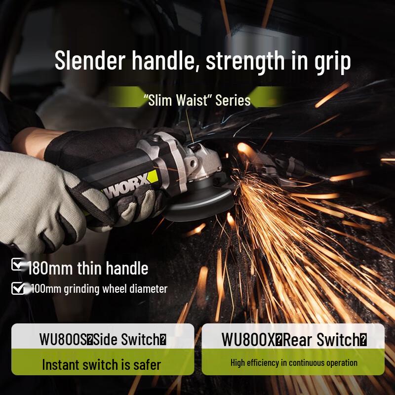 Worx 750W WU800X Angle Grinder CN plug (adapter included)
Worx 750W WU800X Angle Grinder CN plug (adapter included)