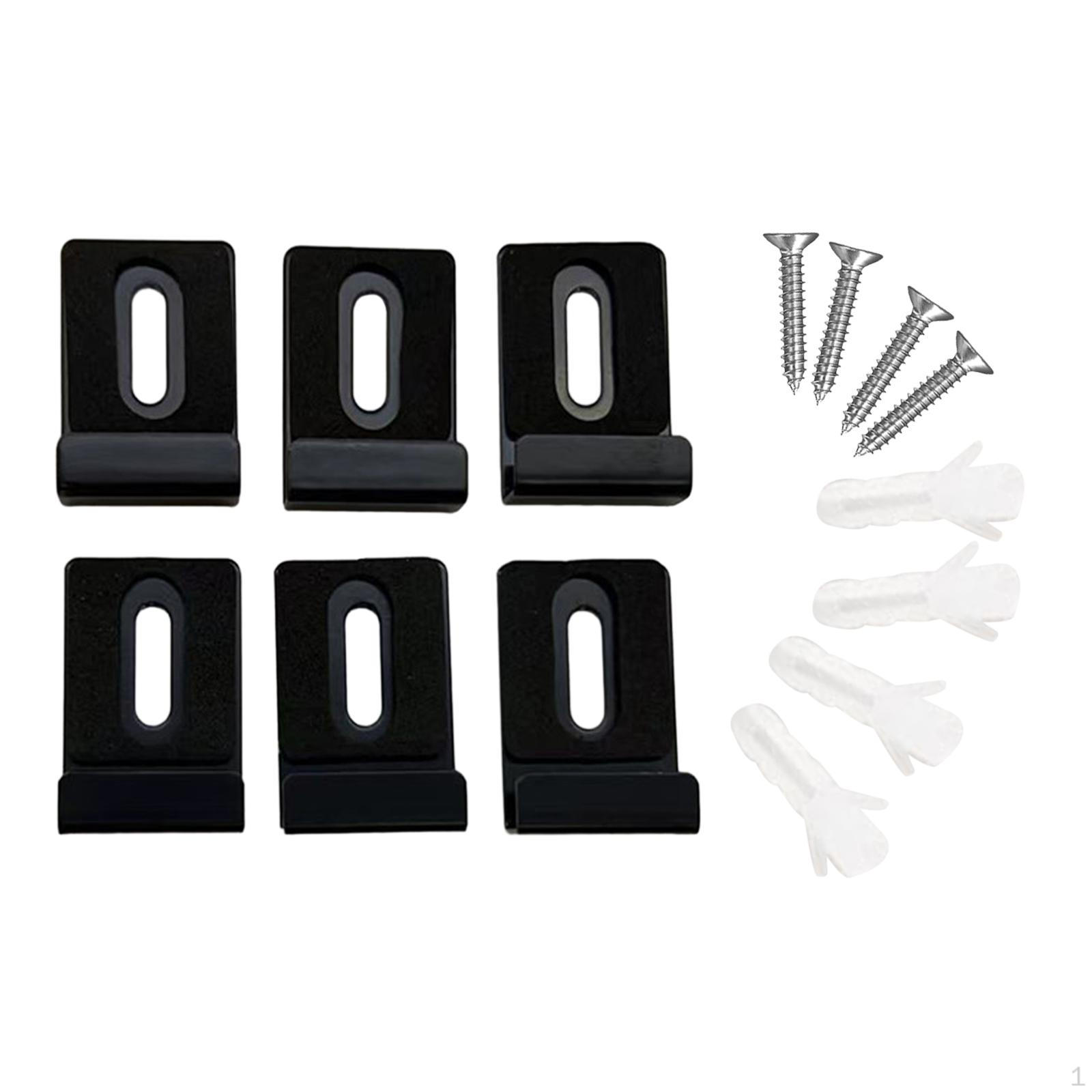 6 Pieces Mirror Hanger Clips Set, Heavy Retainer Mounting with Fittings for Wall
6 Pieces Mirror Hanger Clips Set, Heavy Retainer Mounting with Fittings for Wall