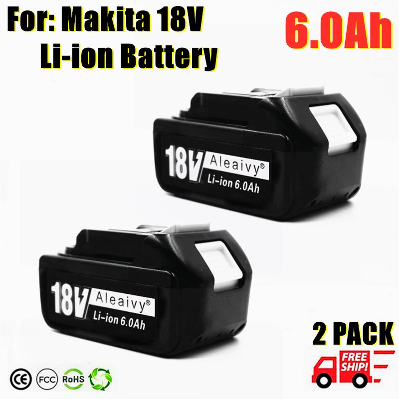 2pack 6 .0ah Aybl1860b Replacement for Makita 18v Battery Bl1860b Bl1850b Bl1830 Lxt400 Li Ion Rechargeable Power Tools Batteries
2pack 6 .0ah Aybl1860b Replacement for Makita 18v Battery Bl1860b Bl1850b Bl1830 Lxt400 Li Ion Rechargeable Power Tools Batteries