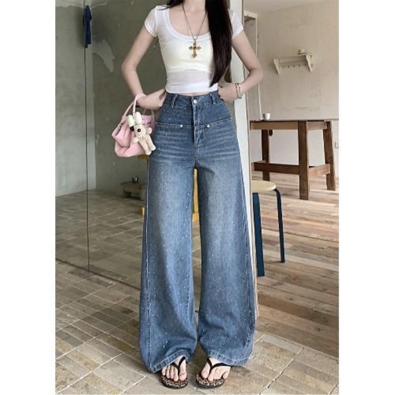 Women s Rhinestone Wide-Leg High-Waist Jeans - Heavy Duty, Floor-Length, Slimming, 2025 Design Large синій
Women s Rhinestone Wide-Leg High-Waist Jeans - Heavy Duty, Floor-Length, Slimming, 2025 Design Large синій