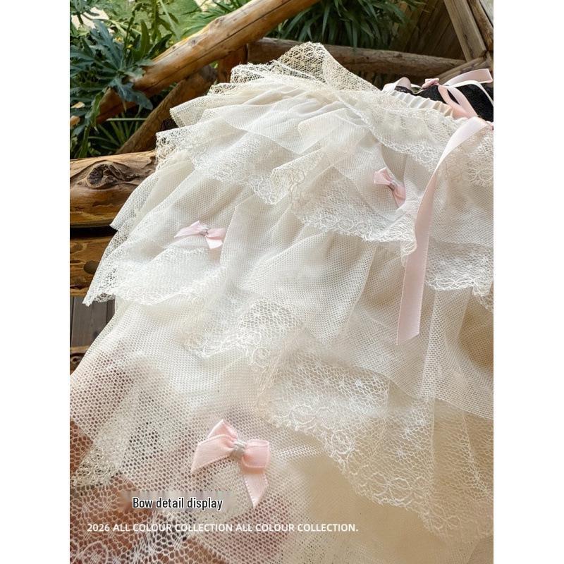 Layered Lace Bow Skirted Shorts for Women One Size абрикосовий
Layered Lace Bow Skirted Shorts for Women One Size абрикосовий
