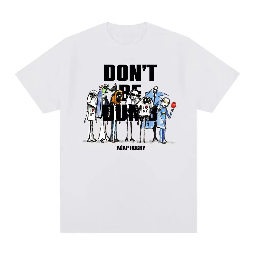 ASAP Rocky Dont Be Dumb album graphics pure cotton mens shirt Summer Oneck Womens Y2k Hip Hop Short Sleeve Top fan gift 2XL
ASAP Rocky Dont Be Dumb album graphics pure cotton mens shirt Summer Oneck Womens Y2k Hip Hop Short Sleeve Top fan gift 2XL