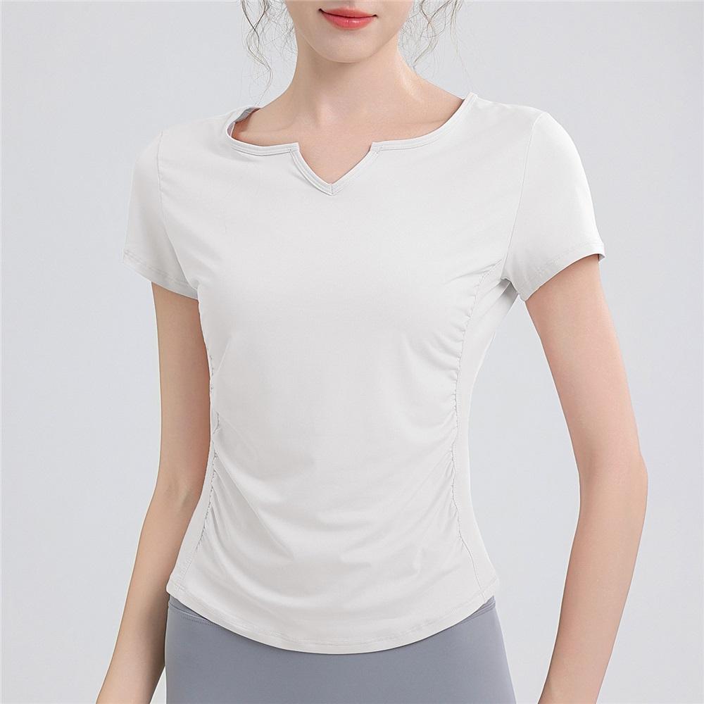 Новый плиссированный топ для йоги женский с V-образным вырезом спортивный фитнес короткая футболка уличный спорт бег быстросохнущая футболка с коротким рукавом XL белый
Новый плиссированный топ для йоги женский с V-образным вырезом спортивный фитнес короткая футболка уличный спорт бег быстросохнущая футболка с коротким рукавом XL белый