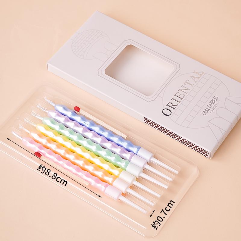 Романтичний позолочений топпер-свічка для прикраси торта
Романтичний позолочений топпер-свічка для прикраси торта