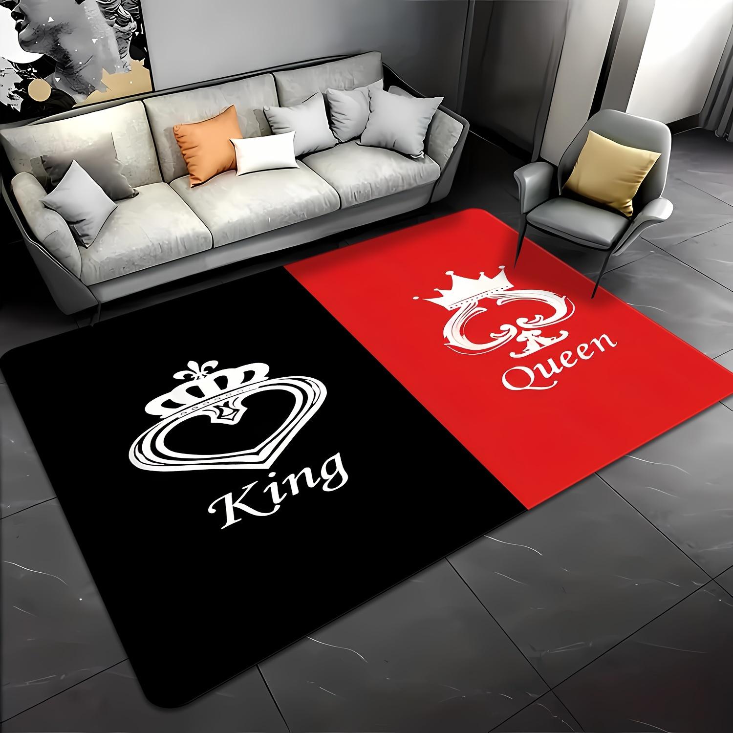 Black Red Print Large Rug - Flannel Floor Mat for Entryway Laundry Kitchen Sink, Modern Home Office Wash Area Decor 40x60cm
Black Red Print Large Rug - Flannel Floor Mat for Entryway Laundry Kitchen Sink, Modern Home Office Wash Area Decor 40x60cm