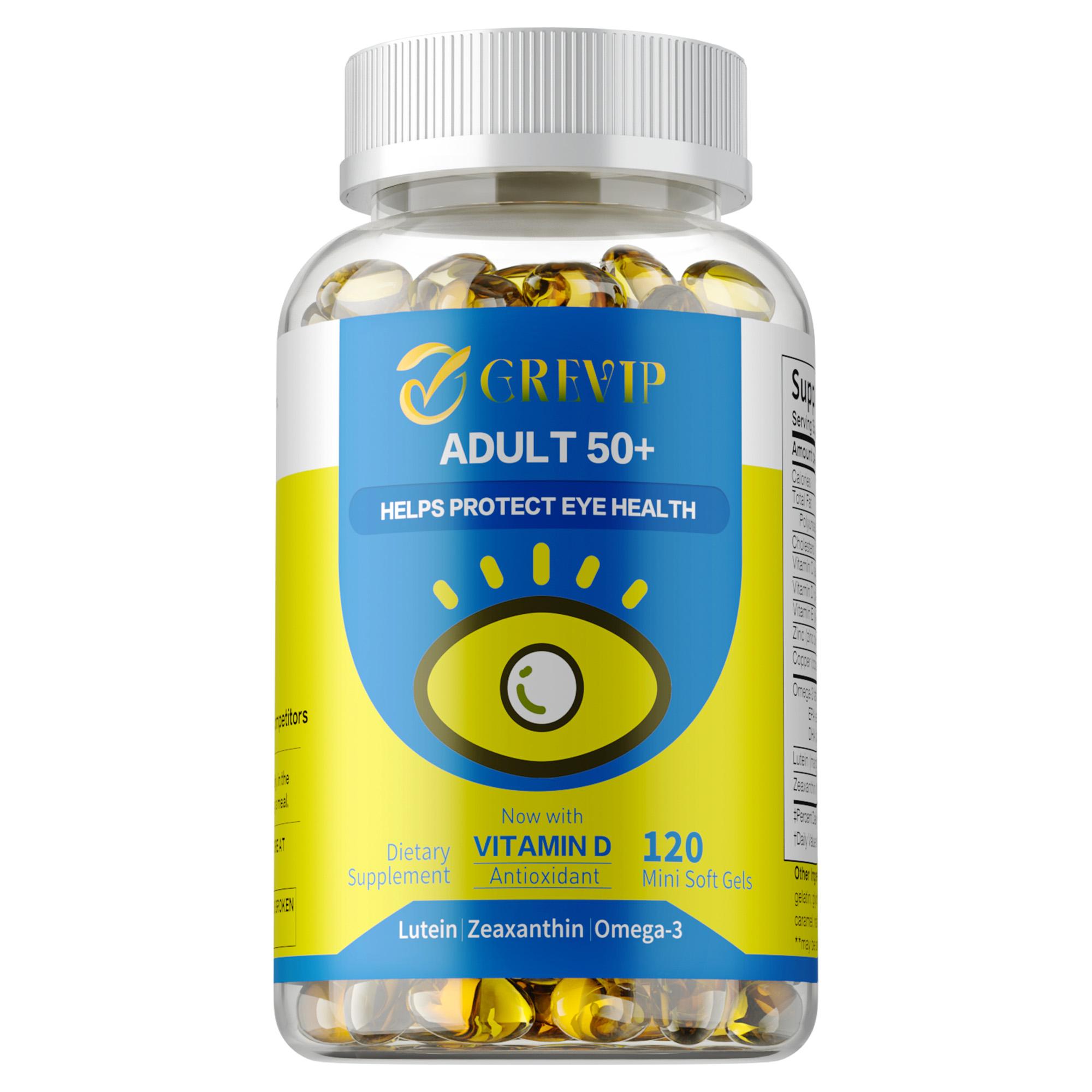 GREVIP Eye Health Vitamins and Minerals Supplement, containing Vitamin C, Vitamin E, Lutein, and Zeaxanthin for eye health. 120
GREVIP Eye Health Vitamins and Minerals Supplement, containing Vitamin C, Vitamin E, Lutein, and Zeaxanthin for eye health. 120