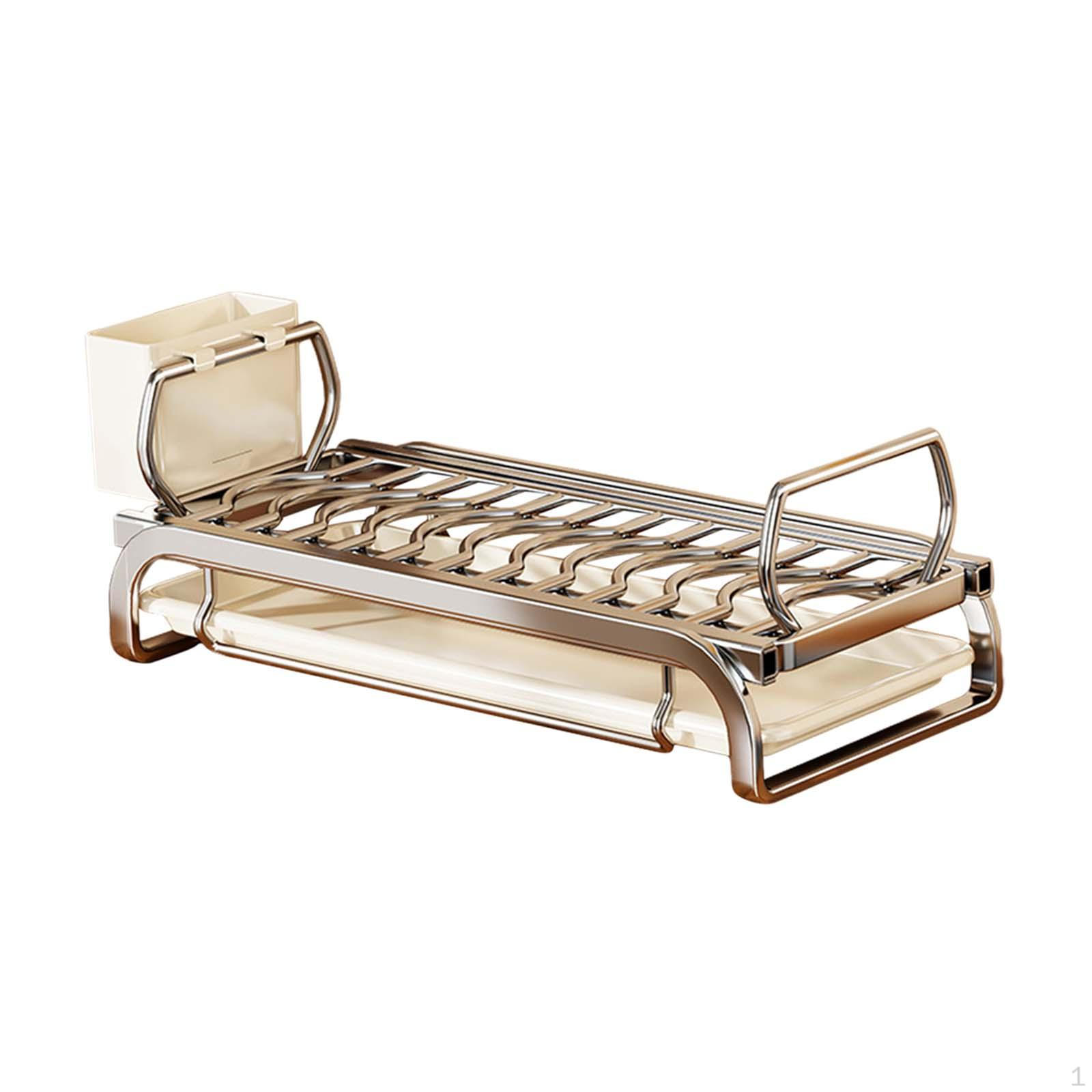 Подставка для мисок с сушилкой и держателем для столовых приборов, хранение посуды для организации кухни M
Подставка для мисок с сушилкой и держателем для столовых приборов, хранение посуды для организации кухни M