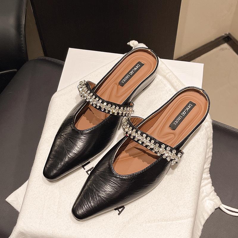 Баотоу тапочки на толстой подошве с острым носком женские 2025 весна и осень новые на внутренней платформе женская обувь стразы баотоу женская обувь 38 чёрный
Баотоу тапочки на толстой подошве с острым носком женские 2025 весна и осень новые на внутренней платформе женская обувь стразы баотоу женская обувь 38 чёрный