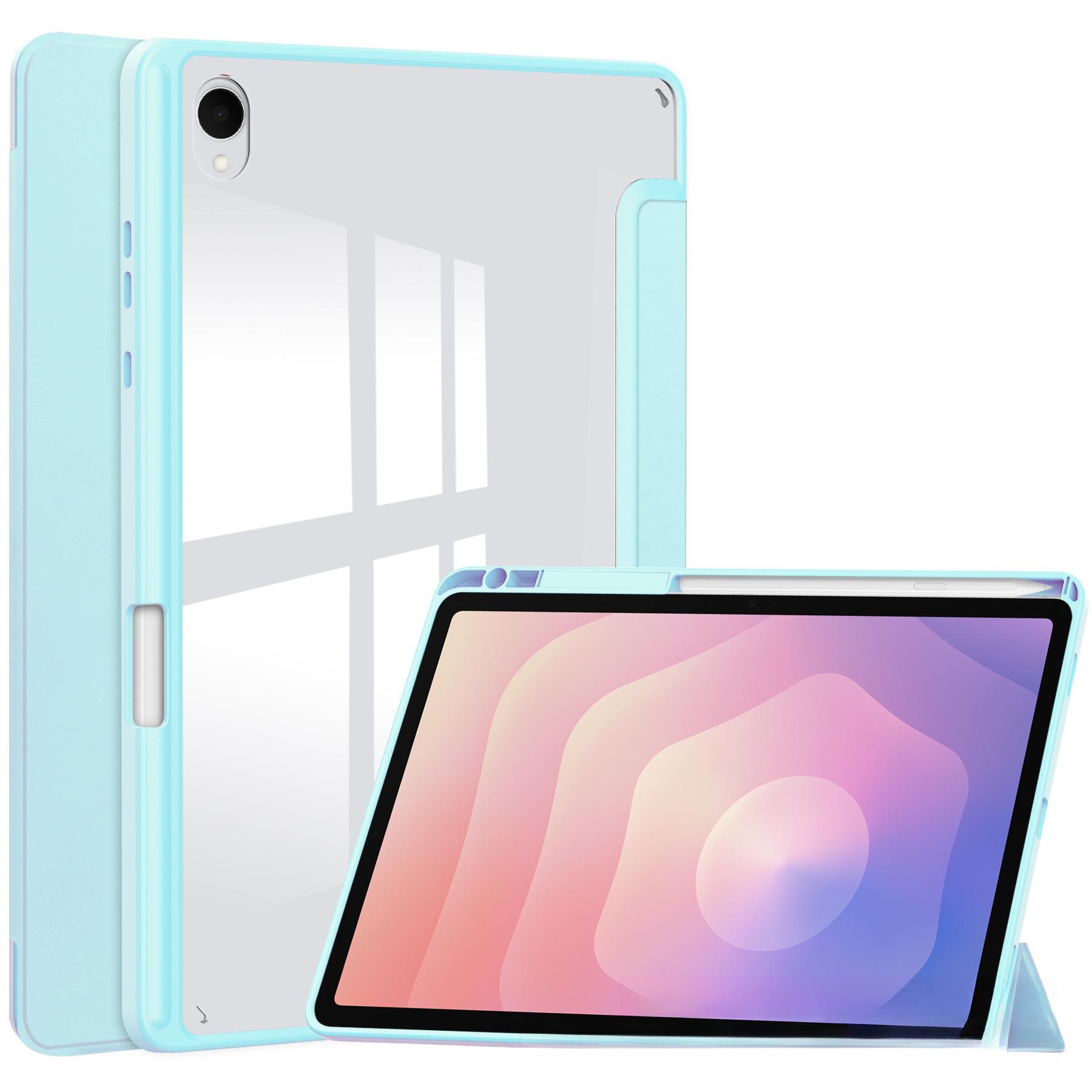 Tablet Case For Galaxy Tab S11 X730 X736B Acrylic Pen Slot Protective Case For Galaxy Tab S11 небо синє кольору
Tablet Case For Galaxy Tab S11 X730 X736B Acrylic Pen Slot Protective Case For Galaxy Tab S11 небо синє кольору