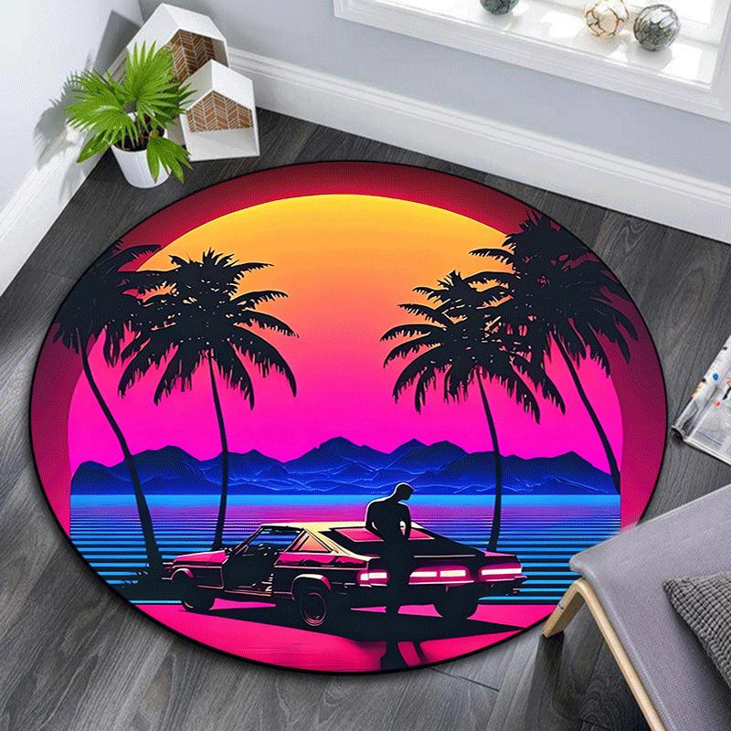 1pc Soft, Absorbent & Non Slip Sunset and car Round Rug Soft Circle Rug for Living Room & Bedroom Decor, Chair Mats, and Unforgettable Home 80cm by 80cm
1pc Soft, Absorbent & Non Slip Sunset and car Round Rug Soft Circle Rug for Living Room & Bedroom Decor, Chair Mats, and Unforgettable Home 80cm by 80cm