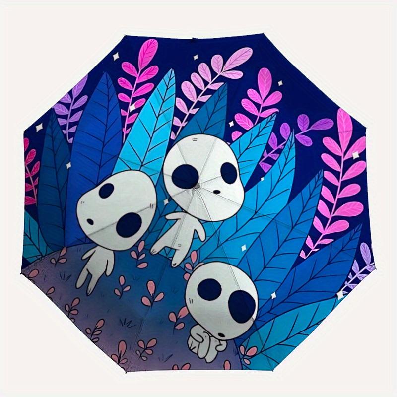 1pc Ghibli Forest Spirits Automatic Open/Close Umbrella, Portable Folding Umbrella for Travel, Themed Events, It is suitable as a gift for various fes
1pc Ghibli Forest Spirits Automatic Open/Close Umbrella, Portable Folding Umbrella for Travel, Themed Events, It is suitable as a gift for various fes