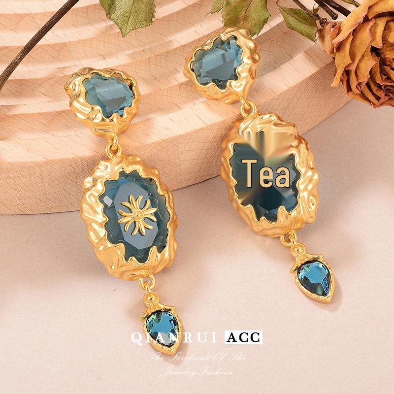 Blue Tassel Long Versatile Earrings - Socialite Fashion, Luxury, High-End Niche Design
Blue Tassel Long Versatile Earrings - Socialite Fashion, Luxury, High-End Niche Design