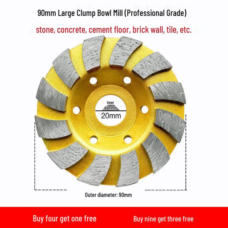 Jun Dingying 90mm Diamond Bowl Grinding Disc
Jun Dingying 90mm Diamond Bowl Grinding Disc