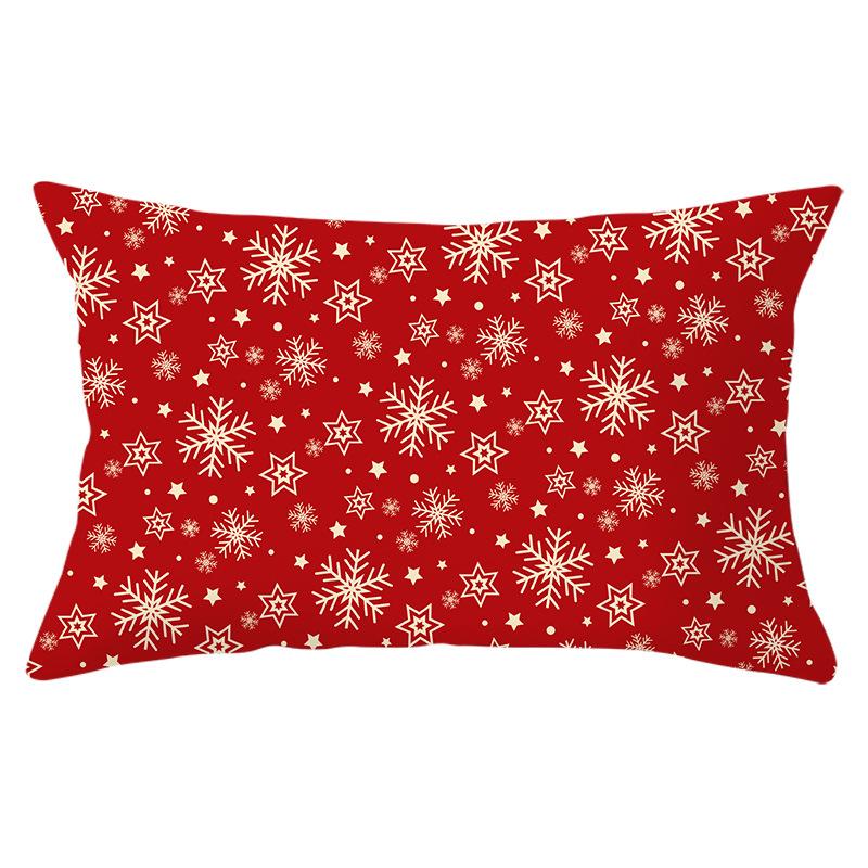 Christmas Red Print Series Peach Skin Waist Pillowcase Home Accessories Sofa Cushion Cover 30 * 50Cm (excluding pillow core)
Christmas Red Print Series Peach Skin Waist Pillowcase Home Accessories Sofa Cushion Cover 30 * 50Cm (excluding pillow core)