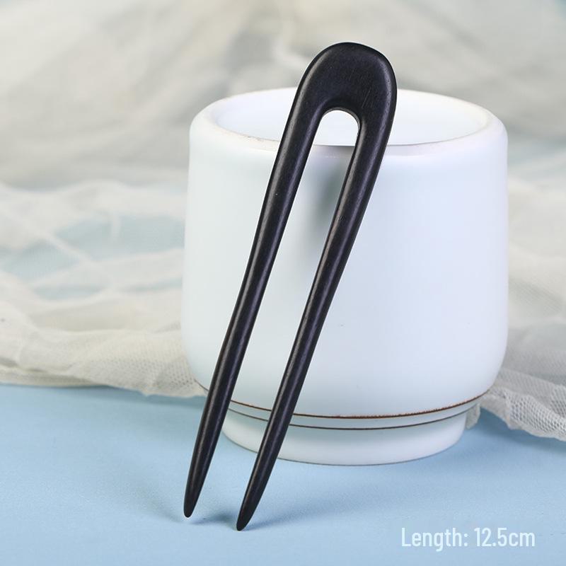 Ebony Kitten U-Shaped Hairpin: Retro Wooden Hair Accessory for Hanfu
Ebony Kitten U-Shaped Hairpin: Retro Wooden Hair Accessory for Hanfu