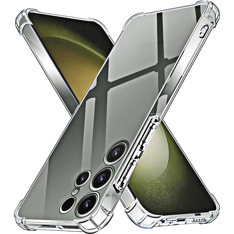 Прозрачный чехол для Samsung Galaxy S23 S20 FE S21 FE S24 S23 S22 Ultra S21 S22 S23 Plus S20 Ultra, противоударный чехол из ТПУ
Прозрачный чехол для Samsung Galaxy S23 S20 FE S21 FE S24 S23 S22 Ultra S21 S22 S23 Plus S20 Ultra, противоударный чехол из ТПУ