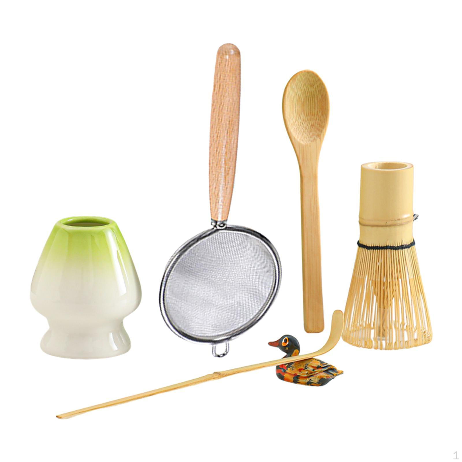 Набор для церемониального чая матча, аксессуары для церемонии, ситечко из нержавеющей стали, традиционный венчик и Green White
Набор для церемониального чая матча, аксессуары для церемонии, ситечко из нержавеющей стали, традиционный венчик и Green White