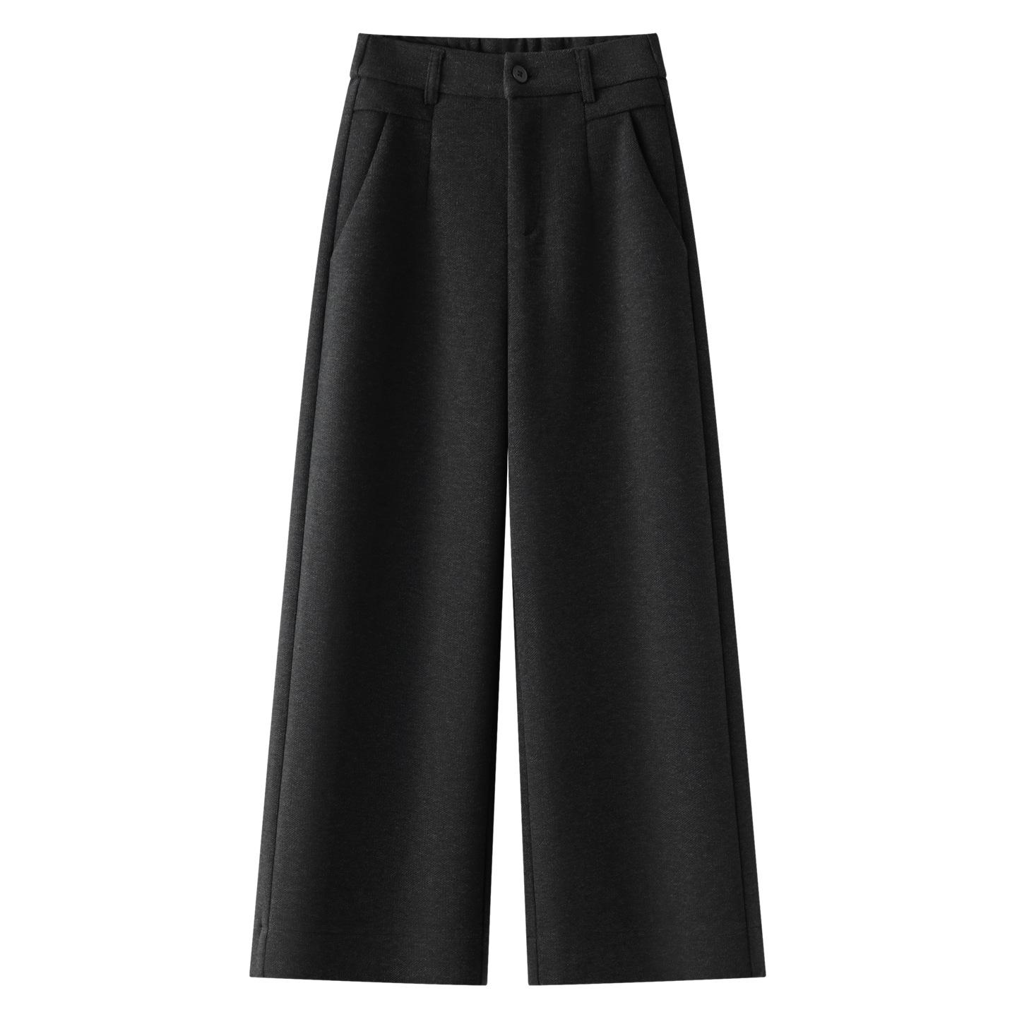 Women s Coffee Wool Wide-Leg Pants: Elegant, High-Waisted Winter Style, Thickened for Warmth Extra Large чёрный
Women s Coffee Wool Wide-Leg Pants: Elegant, High-Waisted Winter Style, Thickened for Warmth Extra Large чёрный