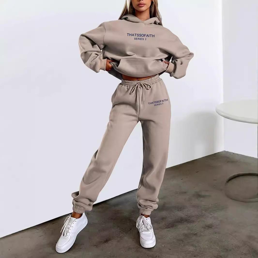 European & American Women s Letter Print Hoodie & Fleece Pants Set - Fashionable & Casual Wear Medium верблюд
European & American Women s Letter Print Hoodie & Fleece Pants Set - Fashionable & Casual Wear Medium верблюд