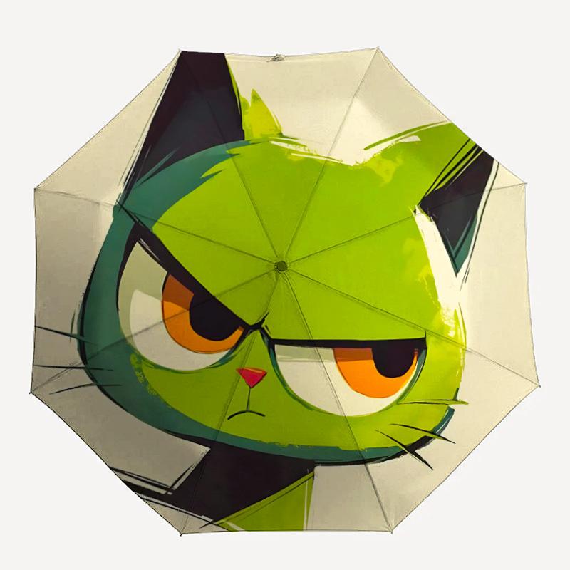 1pc Angry Cat Adventure Auto Open/close, 8-Rib Iron Frame, Compact Folding Cute Umbrella All-Season Portable Umbrella for Travel 029
1pc Angry Cat Adventure Auto Open/close, 8-Rib Iron Frame, Compact Folding Cute Umbrella All-Season Portable Umbrella for Travel 029