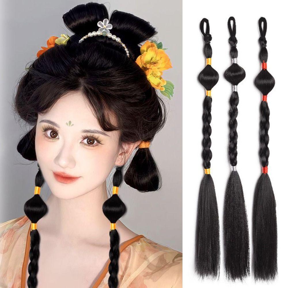 2pcs Lantern Braid Twist Braid Hairpiece Chinese Ancient Braided Ponytails Photography червоний
2pcs Lantern Braid Twist Braid Hairpiece Chinese Ancient Braided Ponytails Photography червоний