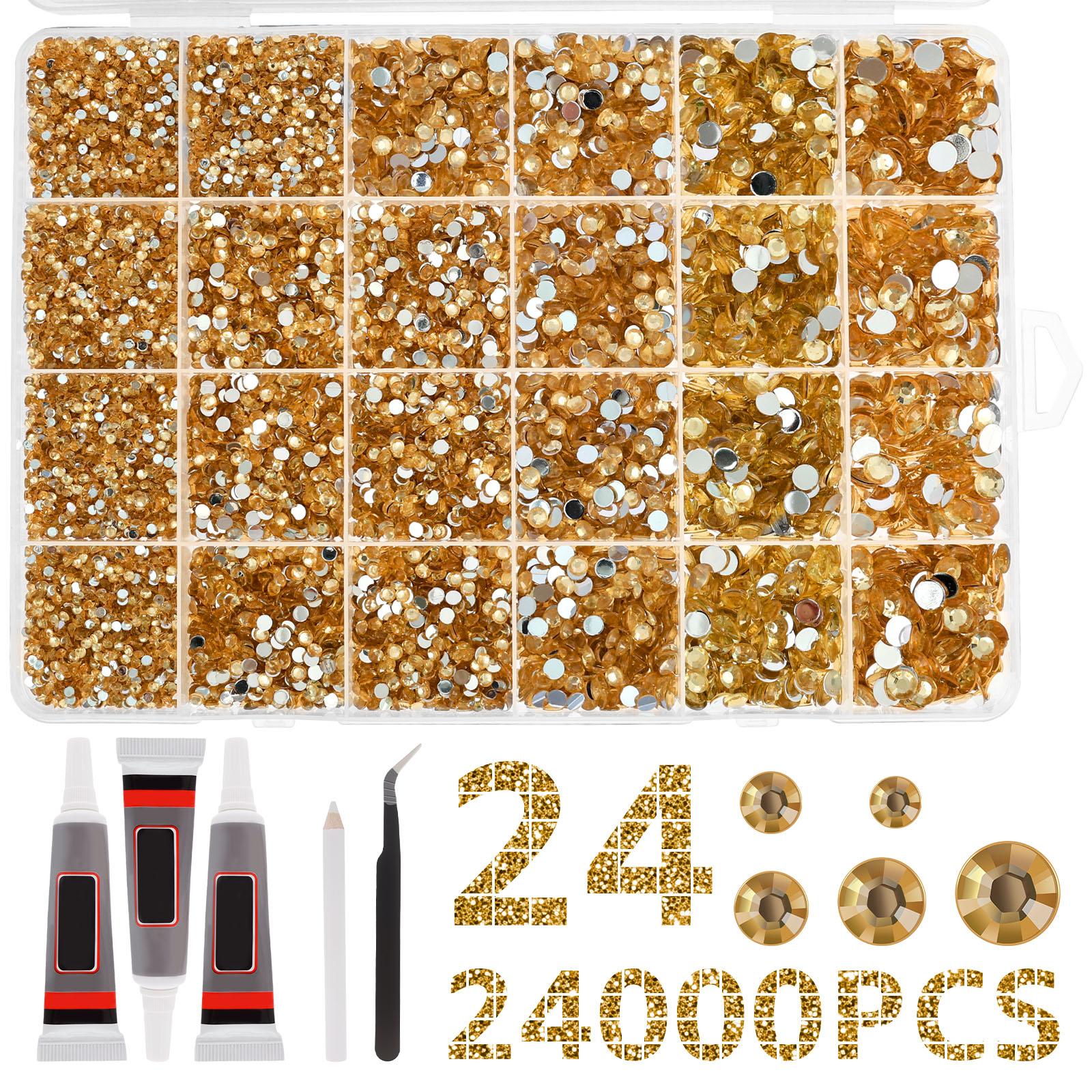24000Pcs Resin Rhinestones Sparkling Nail Rhinestones Kit with Glue Pickup Pen Rhinestones Bedazzling Kit for Nail Book Clothing шампанського
24000Pcs Resin Rhinestones Sparkling Nail Rhinestones Kit with Glue Pickup Pen Rhinestones Bedazzling Kit for Nail Book Clothing шампанського