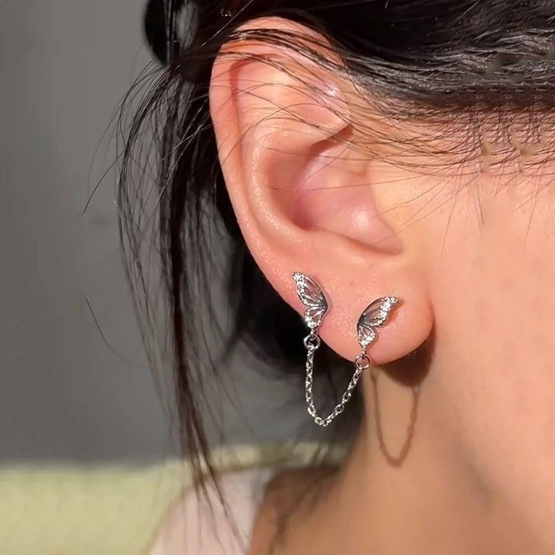 1 шт./1 комплект Милые гвоздики-пусеты для козелка уха в виде лапки щенка с цирконом и бабочкой Роскошные серьги в стиле Y2K для женщин в подарок
1 шт./1 комплект Милые гвоздики-пусеты для козелка уха в виде лапки щенка с цирконом и бабочкой Роскошные серьги в стиле Y2K для женщин в подарок