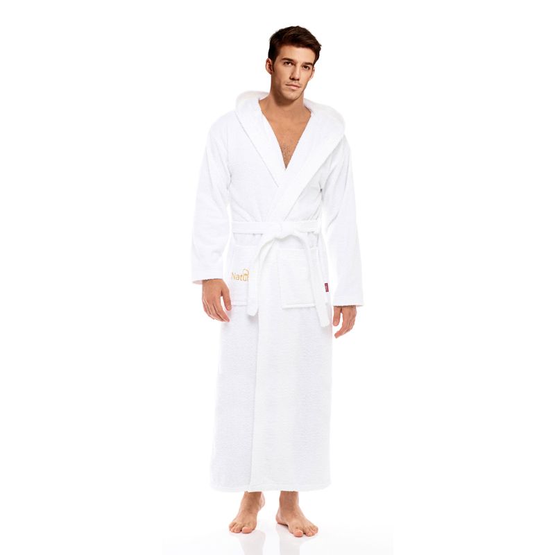 Absorbent Pure Cotton Bathrobe Towel Material Couple Men and Women Long Bathrobe Spring & Fall Nightgown Quick-Drying Summer All Year Round Neutral
Absorbent Pure Cotton Bathrobe Towel Material Couple Men and Women Long Bathrobe Spring & Fall Nightgown Quick-Drying Summer All Year Round Neutral