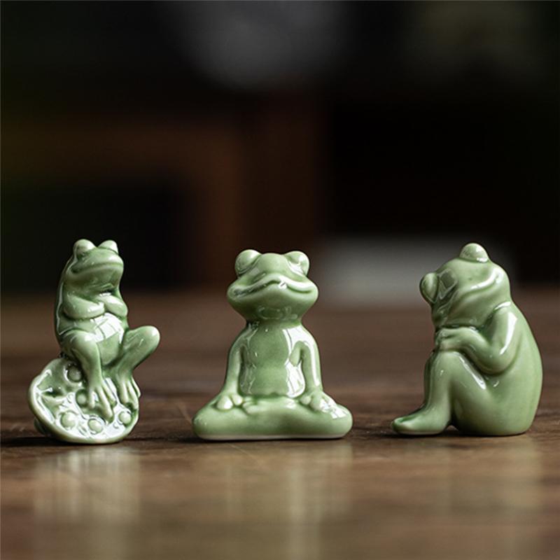 AEE2-4Pcs Frog Ornaments, Small Frog Decorative Tea Table Desktop Tea Favor Tea Player Decorations Furnishings
AEE2-4Pcs Frog Ornaments, Small Frog Decorative Tea Table Desktop Tea Favor Tea Player Decorations Furnishings