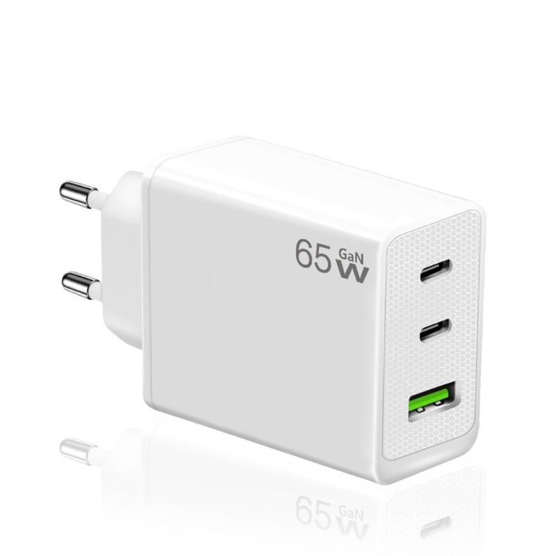 65W USB Type C Charger Block, 3-Port Fast Charging Adapter Wall Plug Charger Adapter Compatible for Phone 15 Series білий
65W USB Type C Charger Block, 3-Port Fast Charging Adapter Wall Plug Charger Adapter Compatible for Phone 15 Series білий