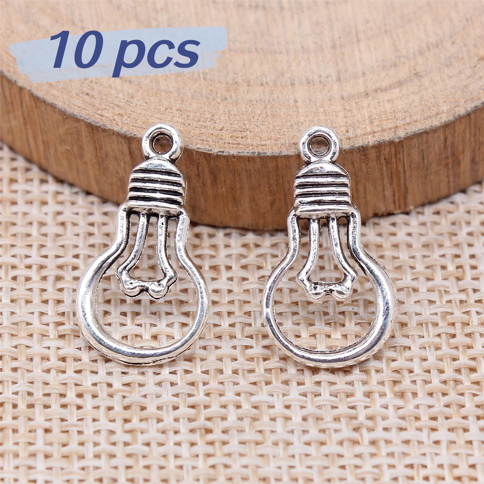 10/20pcs Vintage Silvery Bulb Charm Pendants for DIY Necklace Earrings Bracelet Handcraft Charms Accessories 21x12mm
10/20pcs Vintage Silvery Bulb Charm Pendants for DIY Necklace Earrings Bracelet Handcraft Charms Accessories 21x12mm
