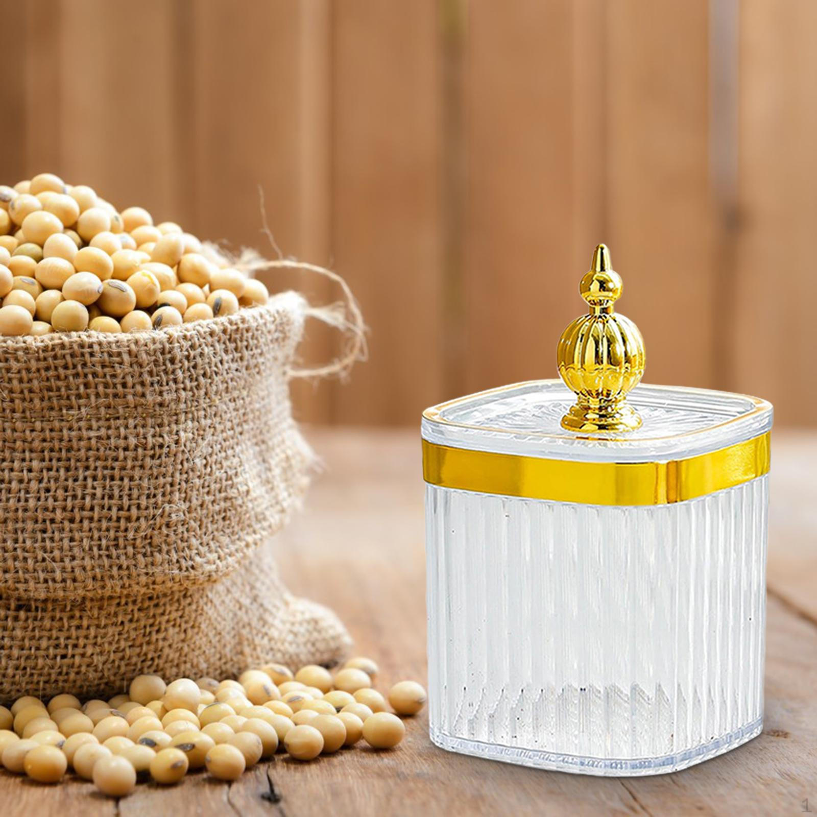 Герметичная банка для хранения, контейнер для пищевых продуктов, органайзер для столешницы, держатель для ватных тампонов для макияжа
Герметичная банка для хранения, контейнер для пищевых продуктов, органайзер для столешницы, держатель для ватных тампонов для макияжа