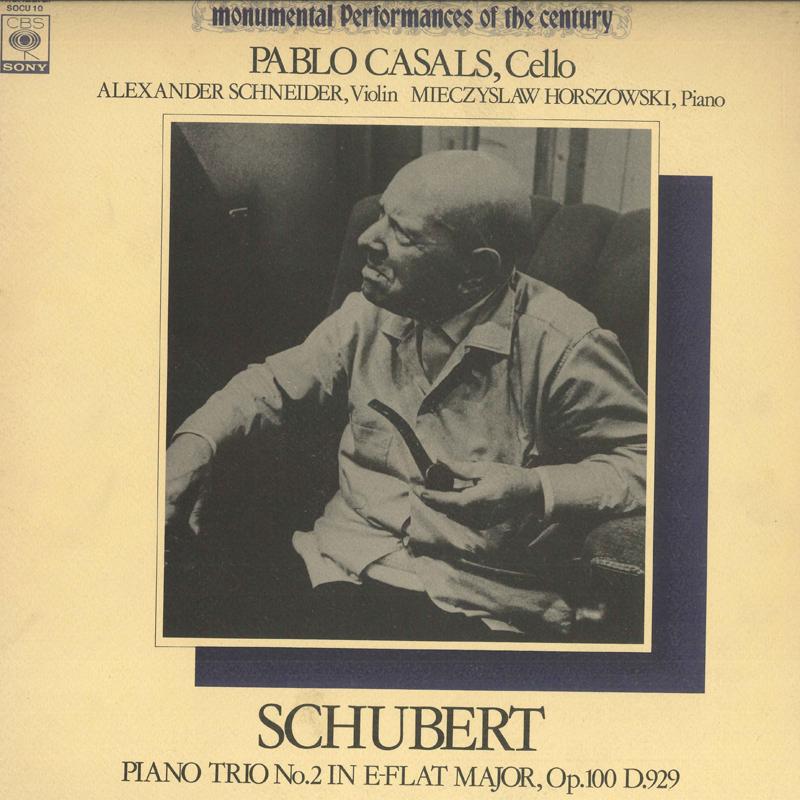 LP Record PABLOCASALS Schubert Piano Trio No. 2 in Efla SOCU10 CBS SONY Japan Classical Used
LP Record PABLOCASALS Schubert Piano Trio No. 2 in Efla SOCU10 CBS SONY Japan Classical Used