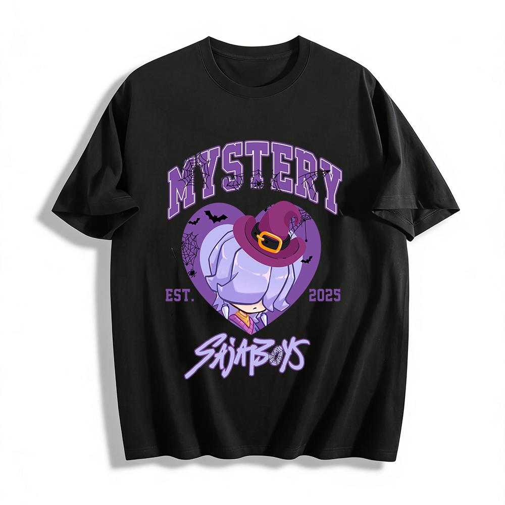 Halloween Mystery Purple-haired Witch Print Heart Casual Top EST.2025 Pure cotton T-shirt XXS
Halloween Mystery Purple-haired Witch Print Heart Casual Top EST.2025 Pure cotton T-shirt XXS