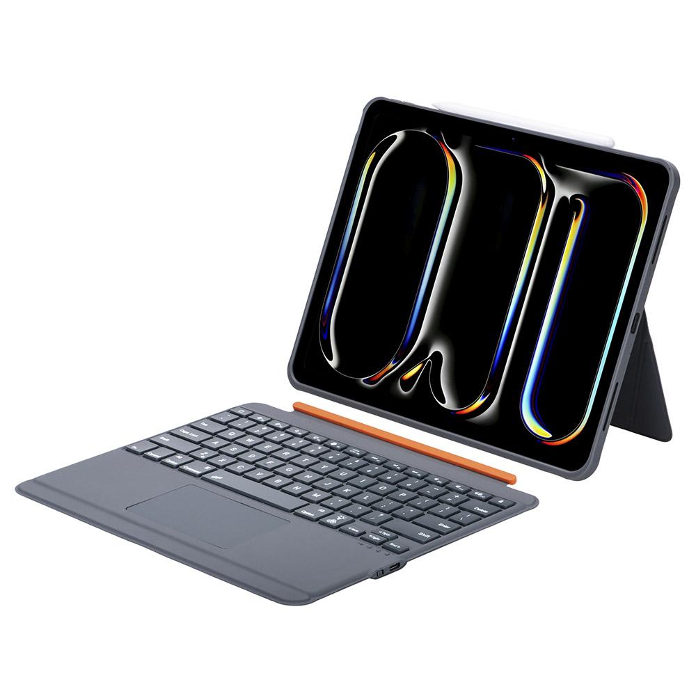 K09P For iPad Pro 13 (2024) M4 Magnetic Detachable Bluetooth-compatible Keyboard with Touchpad Backlit+Tablet Case A
K09P For iPad Pro 13 (2024) M4 Magnetic Detachable Bluetooth-compatible Keyboard with Touchpad Backlit+Tablet Case A