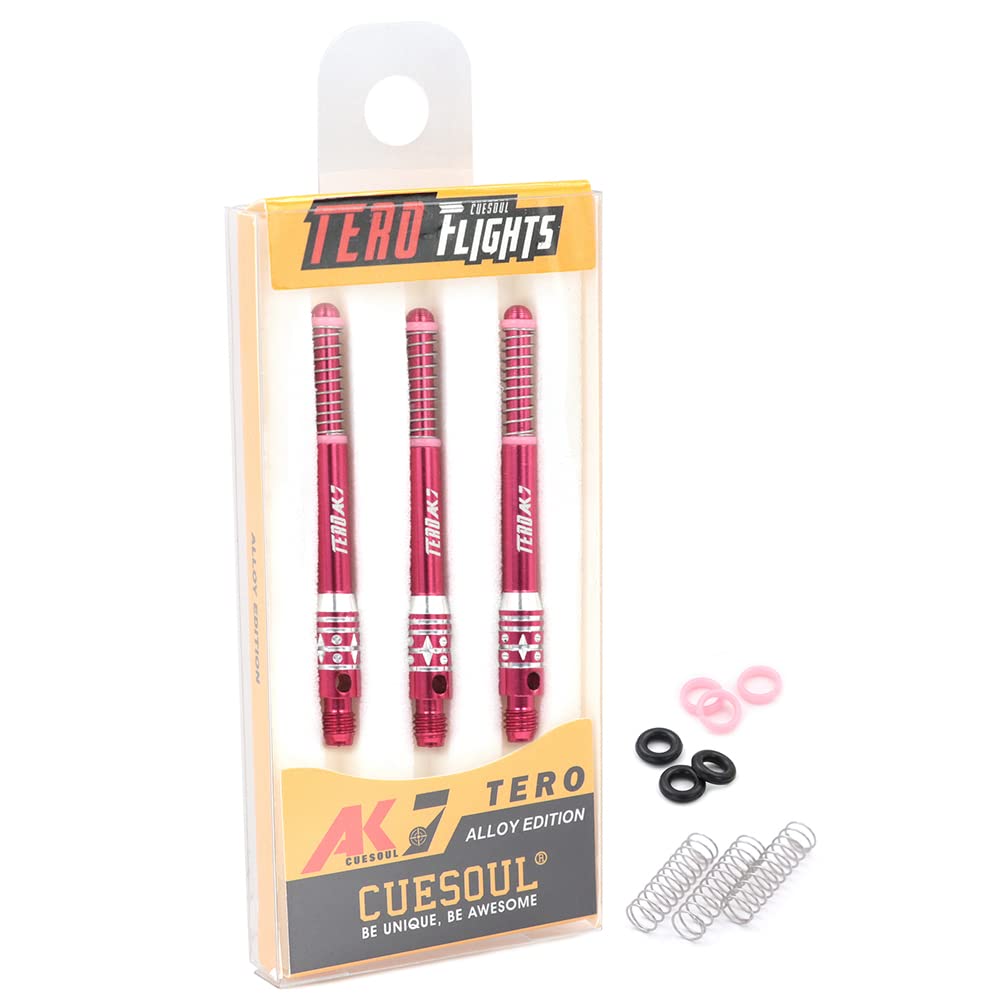 CUESOUL TERO System AK7 Telescopic Aluminum Dart Set of 3 Built-in Shaft, - G47.1mm (CS-AK7L-2G47)
CUESOUL TERO System AK7 Telescopic Aluminum Dart Set of 3 Built-in Shaft, - G47.1mm (CS-AK7L-2G47)