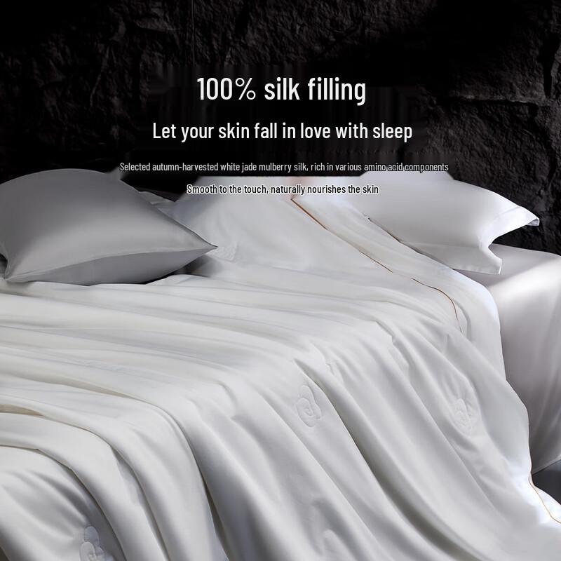 Mercury Home Textiles Всесезонное одеяло из 100% шелка тутового дерева
Mercury Home Textiles Всесезонное одеяло из 100% шелка тутового дерева