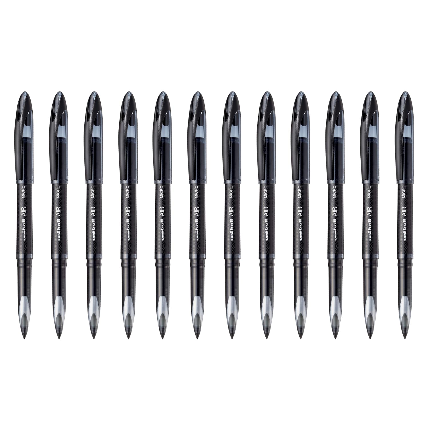 uni-ball Air 0.5mm Roller Ball Pen Black Ink Pack of 12 | Waterproof, Smudge Free, Long-Lasting Office & School Writing
uni-ball Air 0.5mm Roller Ball Pen Black Ink Pack of 12 | Waterproof, Smudge Free, Long-Lasting Office & School Writing