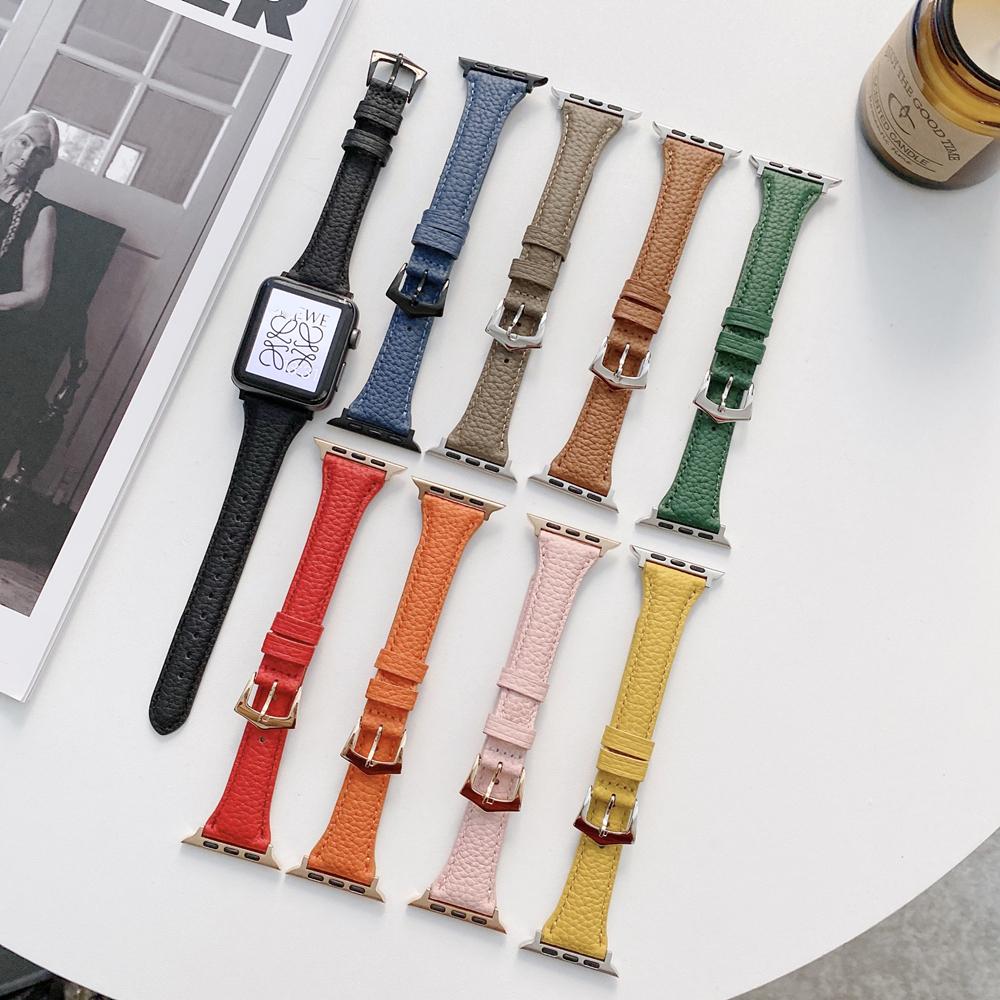 Кожаные ремешки для часов Apple Watch 7, 6, 5, 4 комплекта, тонкий ремешок с пряжкой для Iwatch Series 38, 40, 41, 42 мм, 44, 45 мм, сменные аксессуары
Кожаные ремешки для часов Apple Watch 7, 6, 5, 4 комплекта, тонкий ремешок с пряжкой для Iwatch Series 38, 40, 41, 42 мм, 44, 45 мм, сменные аксессуары