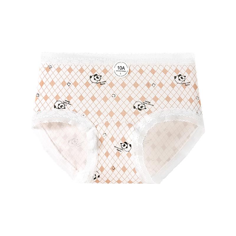 Female Spring and Summer Cartoon Panda Cotton 10A Antibacterial Extended Crotch Seamless Briefs M світло-коричневого кольору
Female Spring and Summer Cartoon Panda Cotton 10A Antibacterial Extended Crotch Seamless Briefs M світло-коричневого кольору