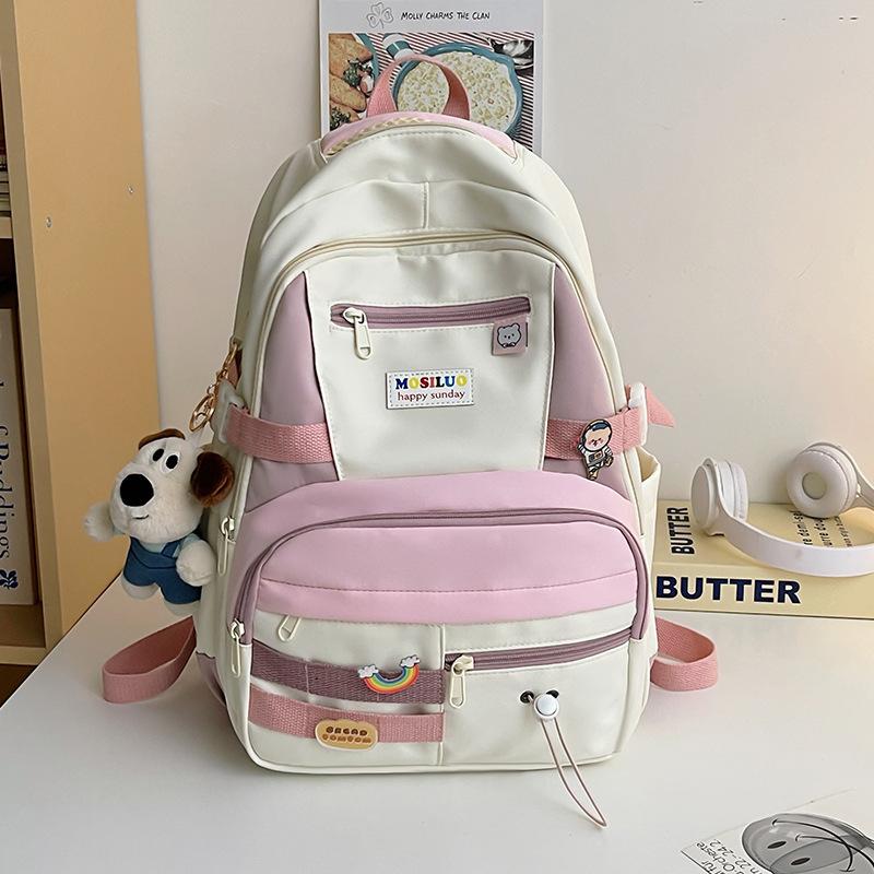 Рюкзак большой вместимости Простой повседневный рюкзак для учеников средней школы
Рюкзак большой вместимости Простой повседневный рюкзак для учеников средней школы