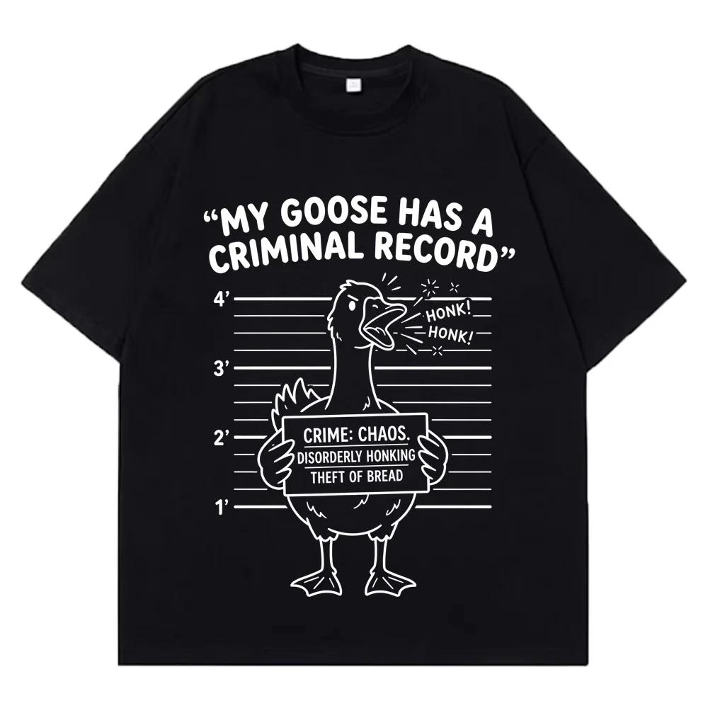 Funny Goose Meme Tshirt Unisex Women Fashion Casual Vintage Tshirt Summer Shortsleeved Pure Cotton Hiphop Tshirts Streetwear S
Funny Goose Meme Tshirt Unisex Women Fashion Casual Vintage Tshirt Summer Shortsleeved Pure Cotton Hiphop Tshirts Streetwear S