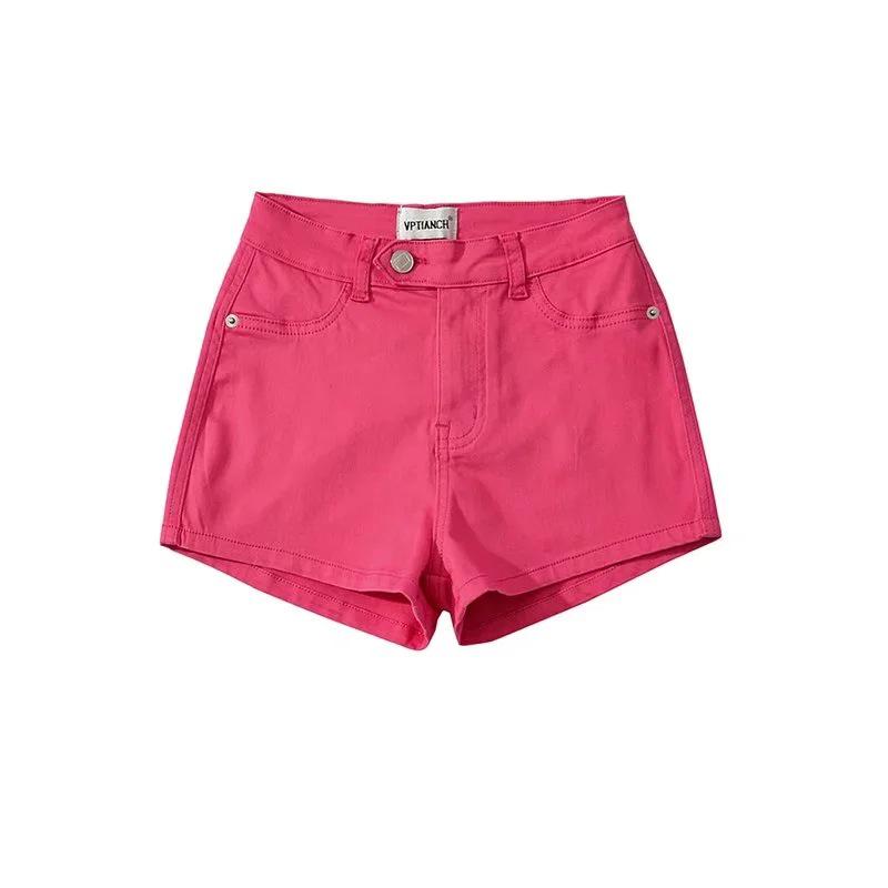 2022 Summer Candy Color High-Waist Slim Fit Women s Denim Shorts: Spicy, Figure-Hugging Hot Pants Large
2022 Summer Candy Color High-Waist Slim Fit Women s Denim Shorts: Spicy, Figure-Hugging Hot Pants Large