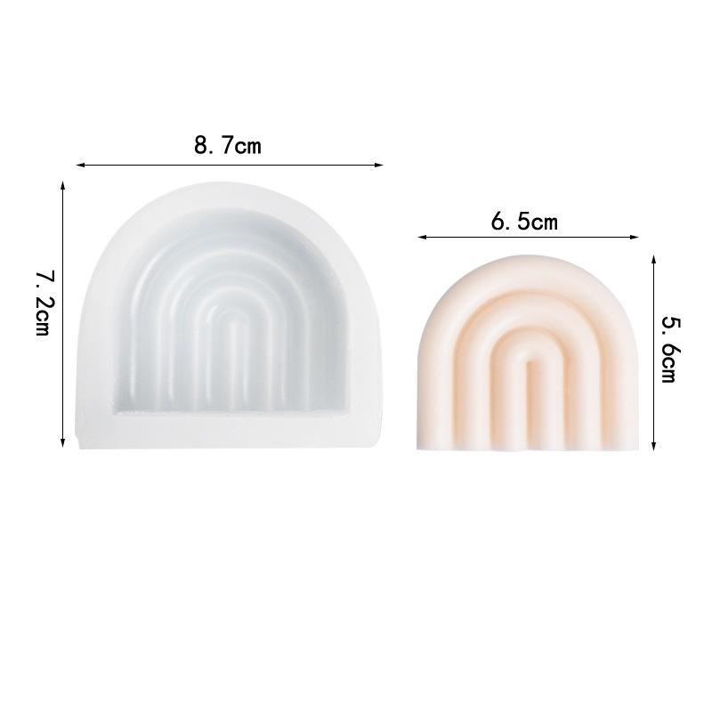 Minimalist Line Arch Silicone Candle Mold Geometric Rainbow Shape Aromatherapy Resin Gypsum Soap Making Tool Home Decorative Art
Minimalist Line Arch Silicone Candle Mold Geometric Rainbow Shape Aromatherapy Resin Gypsum Soap Making Tool Home Decorative Art