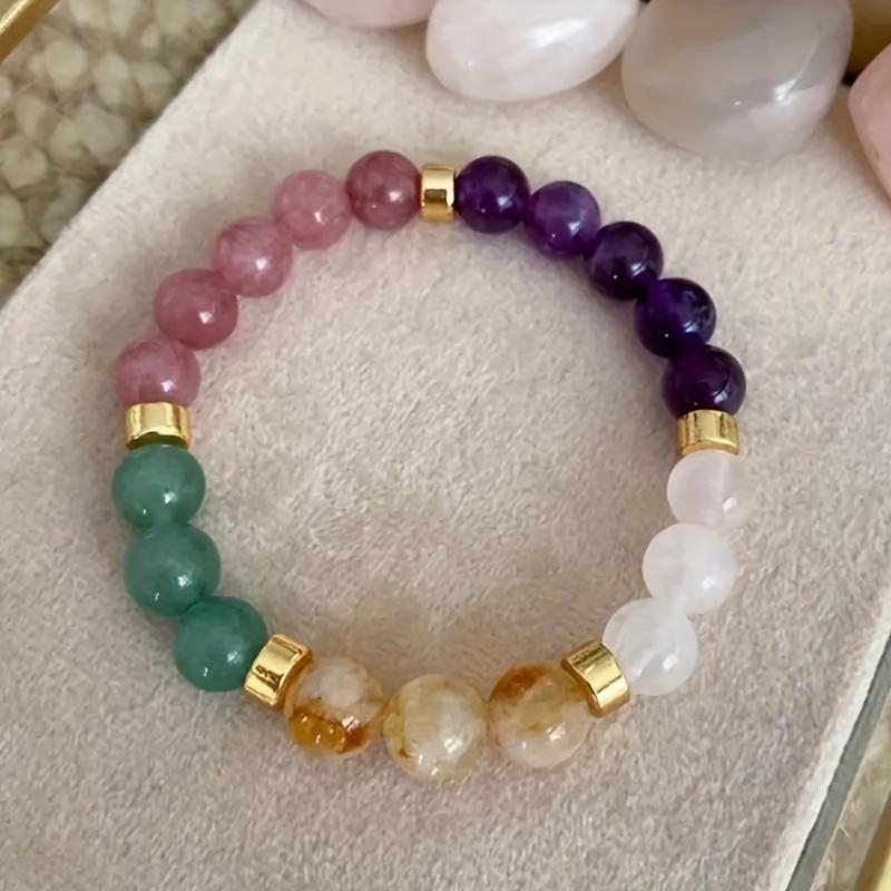1PC Good Luck Bracelet Ladies Natural Stone Bracelet Cute Elegant Jewelry Gift for Mom or Friend разноцветный
1PC Good Luck Bracelet Ladies Natural Stone Bracelet Cute Elegant Jewelry Gift for Mom or Friend разноцветный