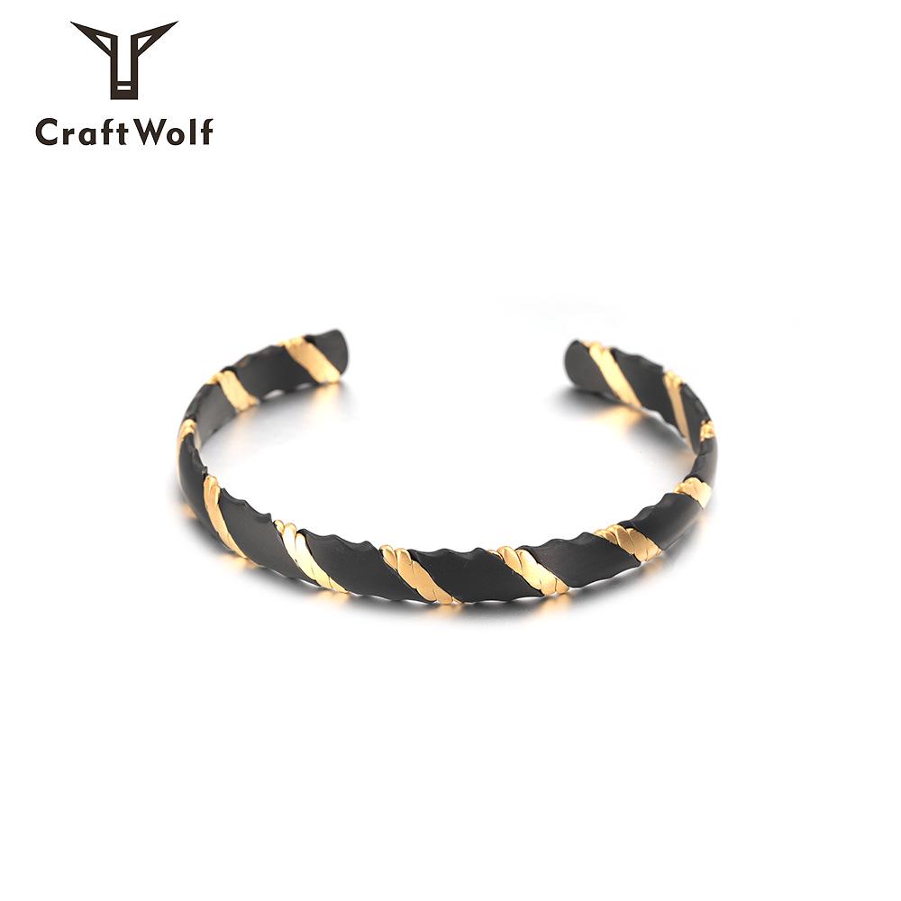 Retro Style Titanium Steel Twisted Cable Bangle for Men and Women - European and American Style Jewelry
Retro Style Titanium Steel Twisted Cable Bangle for Men and Women - European and American Style Jewelry