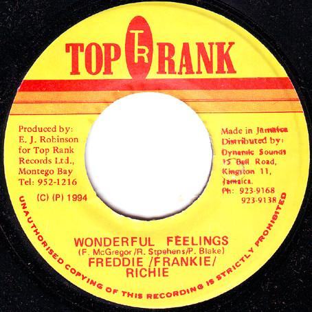 7inch Record FREDDIE MCGREGOR / FRANKIE PAUL / R - Wonderful Feelings NONE Top Rank 1994 Jamaica Reggae, Ska & Dub Used
7inch Record FREDDIE MCGREGOR / FRANKIE PAUL / R - Wonderful Feelings NONE Top Rank 1994 Jamaica Reggae, Ska & Dub Used